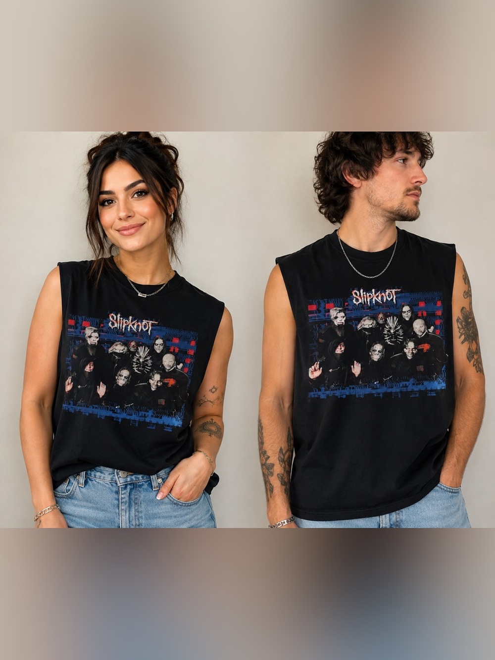 Slipknot Tank Top We Are Not Your Kind Muscle Tee Shirt Black 2019 Album Merch M